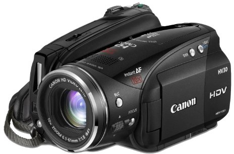 Canon HV30 High Definition Camcorder (10 x Optical Zoom With 2.7 inch Widescreen Multi-Angle Vivid LCD)