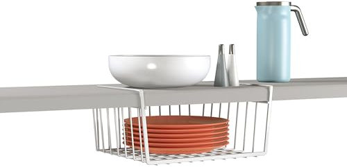 Metaltex Babatex Schrankkorb 30 x 26 x 14 cm, plastifiziert, weiß