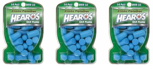 Hearos Ear Plugs Xtreme Protection Series 14 pairs (Pack of 3)