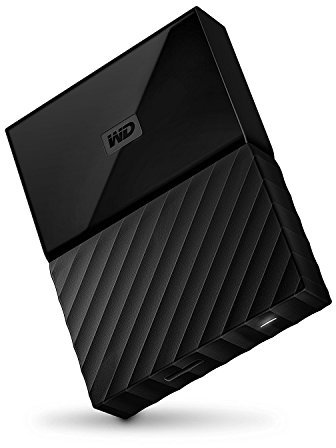 Western Digital My Passport 4 TB Portable Hard Drive and Auto Backup Software for PC, Xbox One and PlayStation 4 - Black