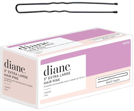 Diane Hair Pins, 3 Black, 1 lb. (Approximately 400 Pins)