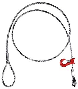 Joma-Tech Chokerseil - Anschlagseil mit eingepresstem Seilgleithaken - [ 12mm 3m ]