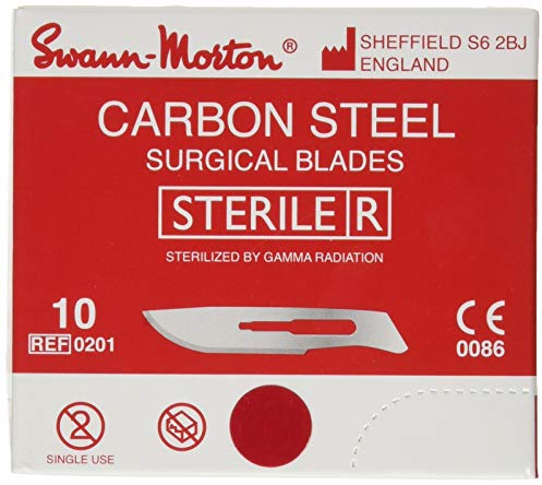 Swann-Morton ST10 Boîte de 100 Lames Stériles n°10