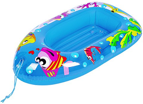 Small World Toys Active Edge - Sea Life Child`s Boat Inflatable Toy
