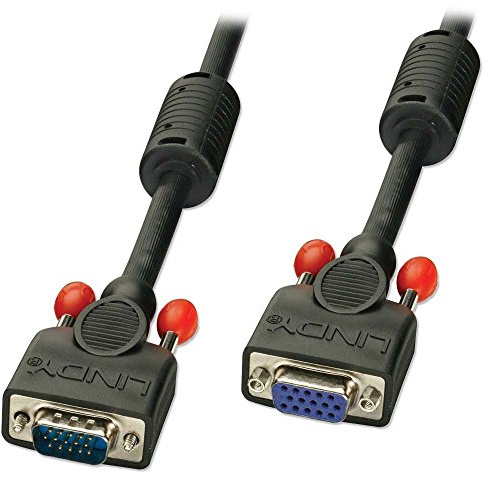 Lindy Rallonge VGA, Noir, 7,5m