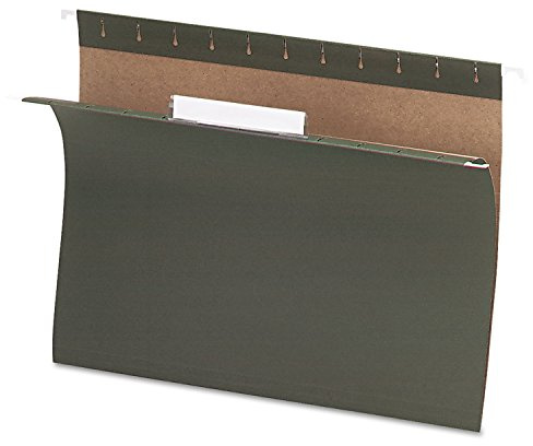 Pendaflex Återvunna hängande mappar, brevstorlek, standardgrön, 1/3 skärning, 25/BX (81601)