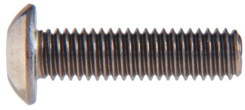 Die Hillman Gruppe Mini Japansäge 5/16–18 x 3/4-Zoll Button Socket Cap Schraube, Edelstahl, 8er Pack