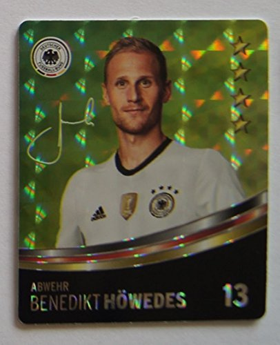 Rewe DFB Sammelkarten EM 2016 Auswahl aus allen 36 und Sammelalbum oder alles komplett (Nr 13 Glitzer Höwedes)