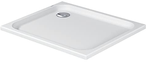 Duravit D-Code Duschwanne, 1000x800mm, Rechteckig, Einbauversion, 720106000000000, Farbe: Weiß glänzend