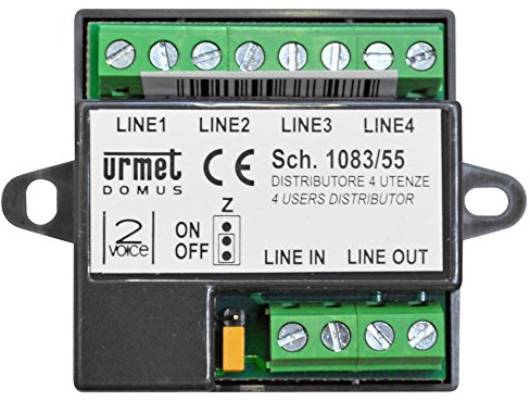 1083/55 - URMET DOMUS SPA DISTRIBUTORE 4 UTENZE 2VOICE