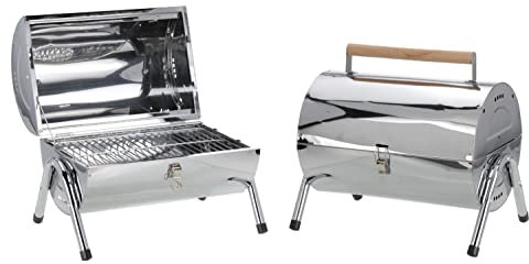 Edelstahl-Grilltonne BBQ Grill Camping Grill