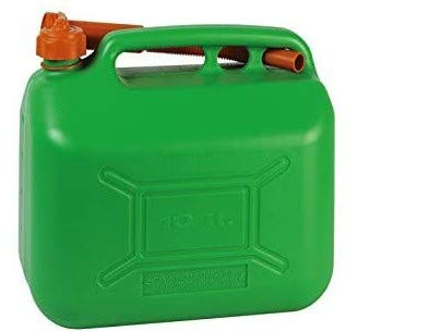 Bidón para gasolina de 10 litros.