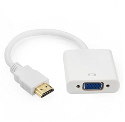 Ilovemyphone Cable Adaptador CONVERSOR DE HDMI Macho A VGA Hembra 1080p Blanco - Todotumovil