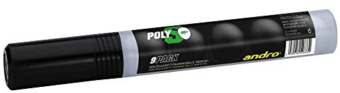 Andro Trainingsball PolyS* 9er Röhre, weiß