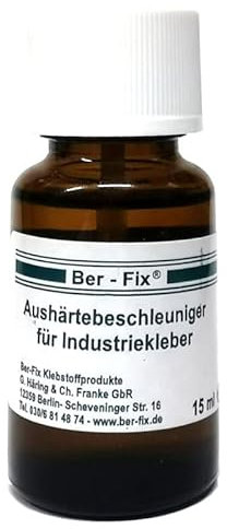 Ber-Fix 15ml Aktivator Beschleuniger für Industriekleber Sekundenkleber für Industrie Handwerk Modellbau Flüssig