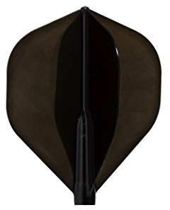 Cosmo Darts Fit Flight (AIR) 3 Pack Standard Dart Flight (Dark Black)