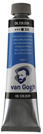 40ml - Van Gogh Ölfarbe - Himmelblau ( phthalo ) - Serie 1