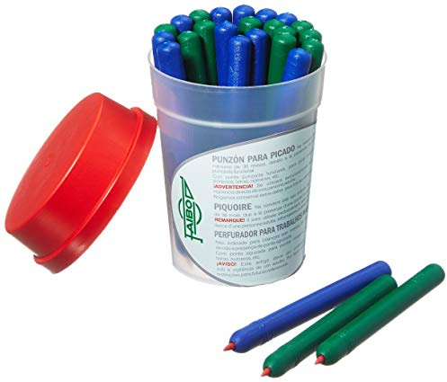 Faibo 727711 - Pack de 25 punzones, colores surtidos
