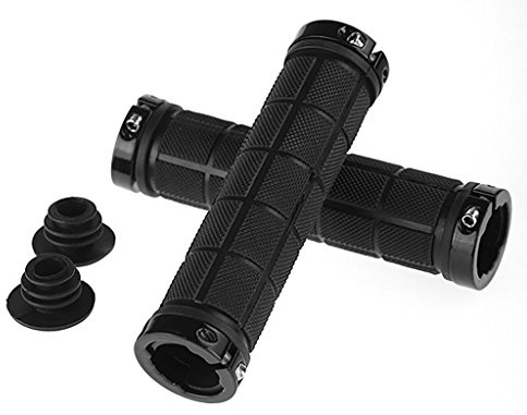 MTB/Trekking Lenkergriffe/Schraubgriffe/Griffe/Fahrradgriffe (Schwarz)