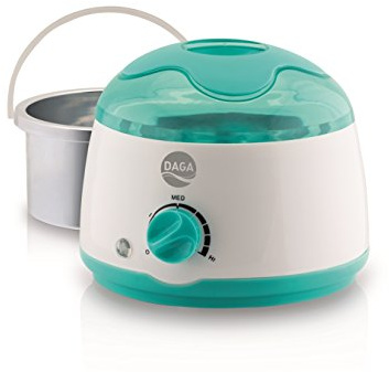 Daga WH-400 - Fusor de Cera, Capacidad 400 gr, Control de Temperatura, Calentamiento Eficiente y Rápido 360º, Tapa Protectora, Uso Para Todo Tipo de Ceras