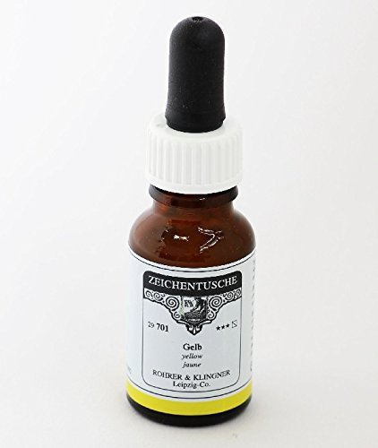 Rohrer & Klingner Zeichentusche Gelb 12 ml