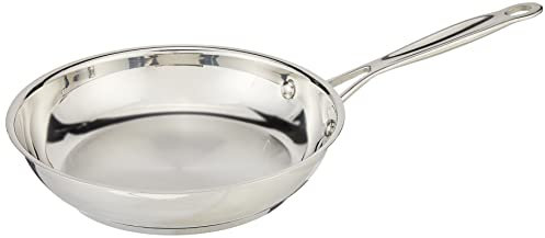Cuisinart 722-20 8-Inch Chef's-Classic-Stainless-Cookware-Collection, Stainless Steel, Open Skillet