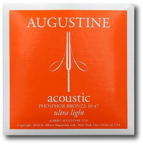 Augustine Akustik-Gitarren Saiten - Acoustic Phosphor Bronze - Satz - Ultra-Light .010 - .047