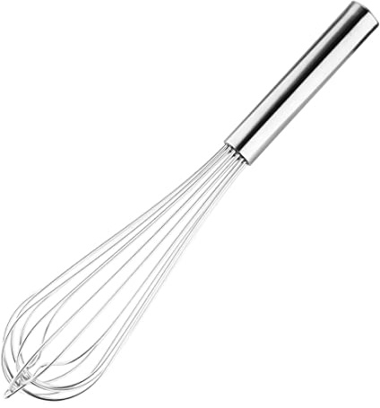 Vogue Heavy Duty Balloon Whisk 14 - Utensil for Blending, Cooking, Baking, Mixing K547 | Handles the thickest batters without bending, offering enhanced hygiene and full dishwasher safety for busy kitchens.