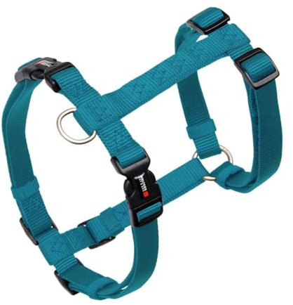 WOLTERS - Geschirr Professional für Mops&Co. - Gr.L 50-80cm x 20mm - Aqua