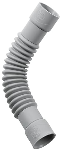 Wirquin 79009005 Raccord wc souple universel magicoude D32, à coller pour évacuation, gris