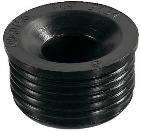 Schläfer 189810 Tuyaux d'écoulement d'évier Ø DN32/50 mm, HT Sifon 1 1/4, raccord en caoutchouc pour tuyau de sortie, joint de manchon en caoutchouc, manchon extérieur pour siphon Ø 50 mm x diamètre