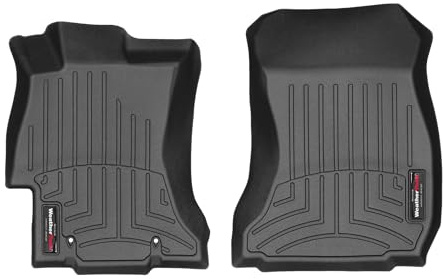 Passgenaue Fußmatten gummimatten passend für: Subaru XV 1°Gen 2012-17|Schwarz|1. Reihe Weathertech FloorLiner