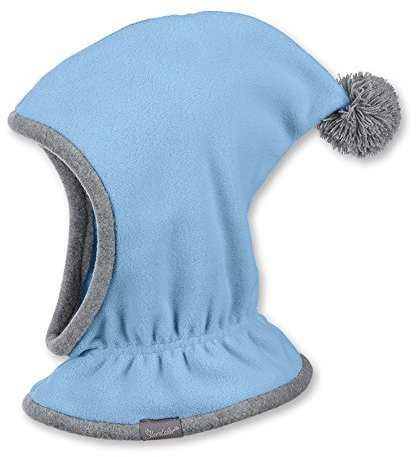Sterntaler - Kids Junge Schalmütze Wintermütze Fleece, blau - 4521645, Größe 47