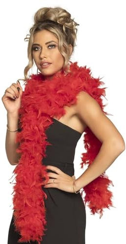 Boland 52602 - Federboa, Circa 180 cm, rot