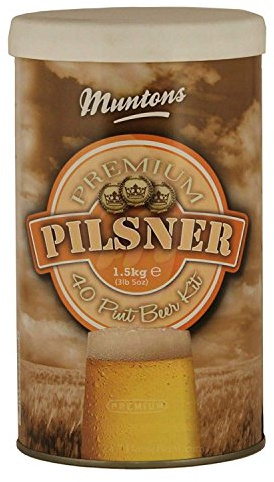 Muntons Premium Pilsner 1,5kg Bierkit/Braukit zum Bierbrauen