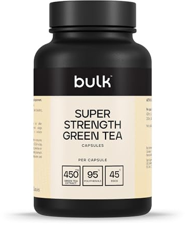 Bulk Super Strength Green Tea Capsules, Pack of 90, 450 mg