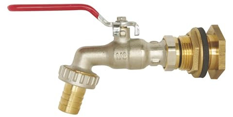 SOMATHERM FOR YOU - Kit de récupération d'eau de pluie - Pour cuve de 200 à 500L - Robinet orientable