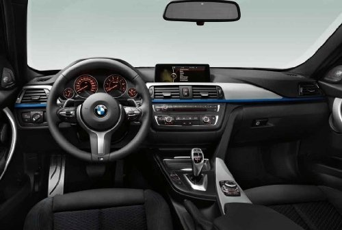BMW M Lederlenkrad Dekorblende