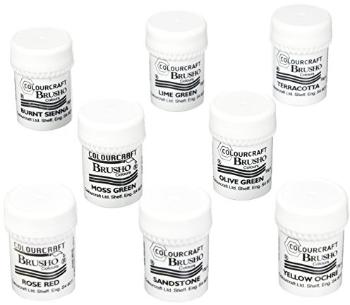 Brusho by Colourcraft, BRU85358, Deko-Kristall-Farbset, mit 8 Farben