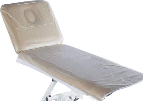 aztex Housse de protection transparente en PVC pour tables de massage