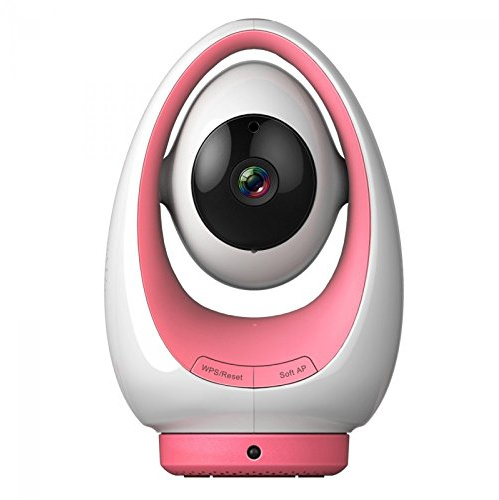 Foscam Fosbaby P1 Rose - Caméra IP Wi-Fi de surveillance bébé HD 1 Mp - infraroure 5m