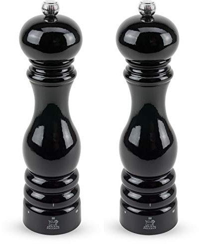Peugeot Paris U'Select - Set macinapepe e sale da 22,2 cm, colore: Nero laccato
