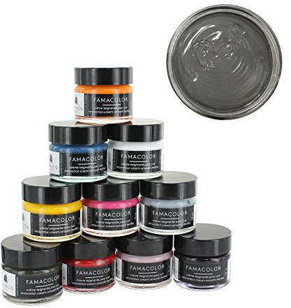 Famaco Unisex Famacolor Dye Cream Schuhfarbe, dunkelgrau