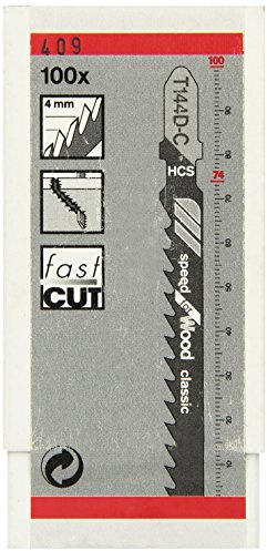 BOSCH 100 Stichsägeblätter T 144 D-C Classic, 2608663477