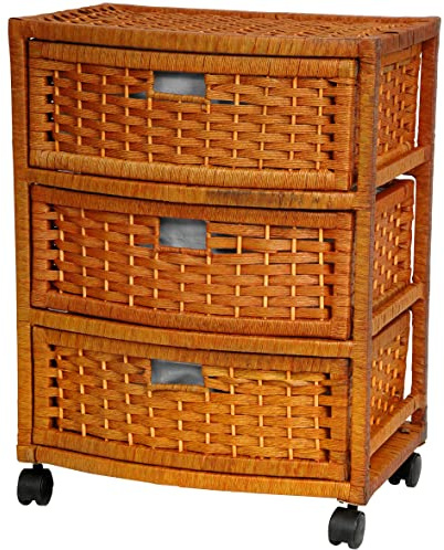 Red Lantern 23 Natural Fiber Chest of Drawers - Honey