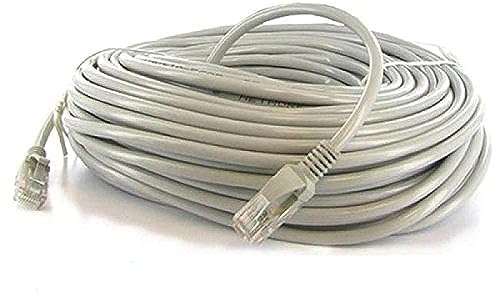 Link-e : Cable Reseau Ethernet RJ45 40m Cat.6 Gris Qualité Pro Haut débit Connexion Internet Box Television Ecran Compatible Console PS4 PS3 Xbox Switch Routeur PC...