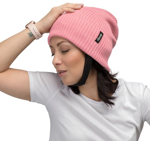 Ribcap Lenny Medical Grade Protective Helmet | Rose | Large (Head Circumference 59-61 cm) | Soft Helmet for Epilepsy | Protective Helmet for Seizures | Fashionable and No Stigma