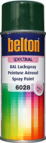 belton spectRAL Lackspray RAL 6028 kieferngrün, glänzend, 400 ml - Profi-Qualität