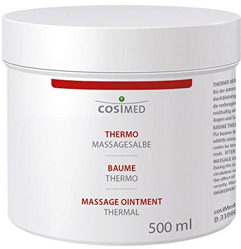 cosiMed Thermo Massagesalbe, Massage Salbe, Creme, Wärmesalbe, 500 ml