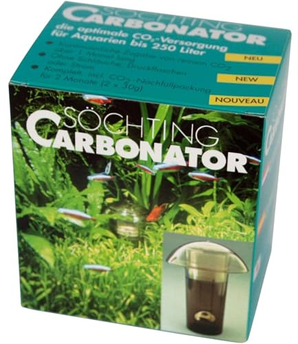 Söchting Carbonator | Oxygen Dispenser for Aquarium & Pond | CO2-Neutral Oxygen Supply | Effective Ventilation for Healthy Water Quality